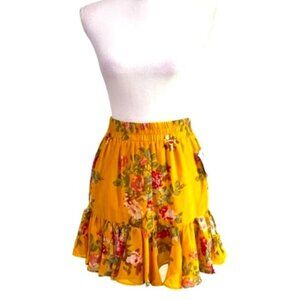 Forever 21 NWT Flouncy Feminine Flirty Floral Mini Skirt XL